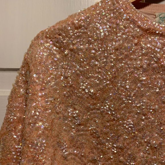 Harilela's~ Vintage Hand Beaded Sweater - Picture 3 of 15